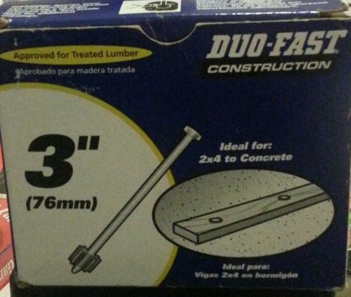 *Duo - Fast Construction Low Velocity powder fasters 3&#034;