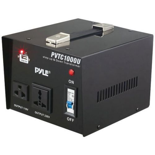 Pyle PVTC1000U Step Up &amp; Step Down Voltage Converter Transformer - 1000 Watt