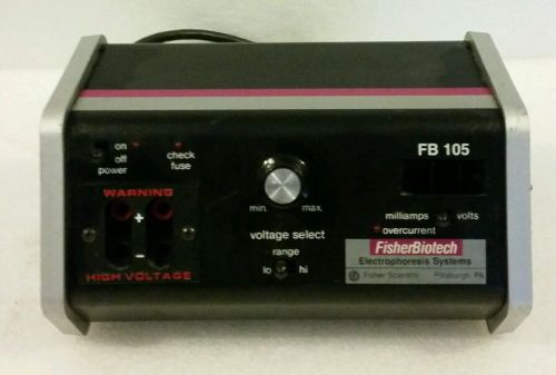 Fisher Scientific FisherBiotech FB 105 Power Supply Electrophoresis systems