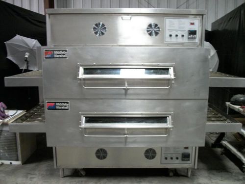 Middleby Marshall PS360WB70 double gas conveyor pizza ovens RECONDITIONED