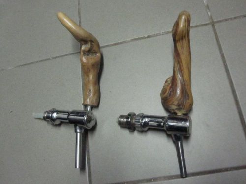 beer tap faucet valve  custom wood