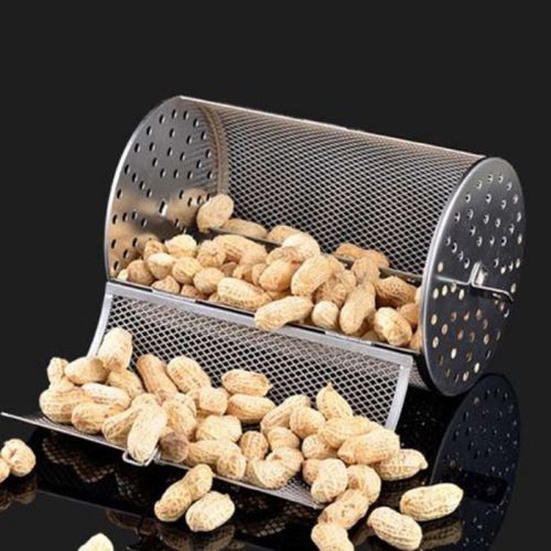 Beans Peanut Coffee Roaster Drum For BBQ Rotisserie Ovenware 900g/2lb Capacity