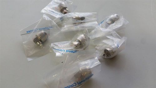7 new amphenol rf microwave right angle type n connectors 172236 for sale