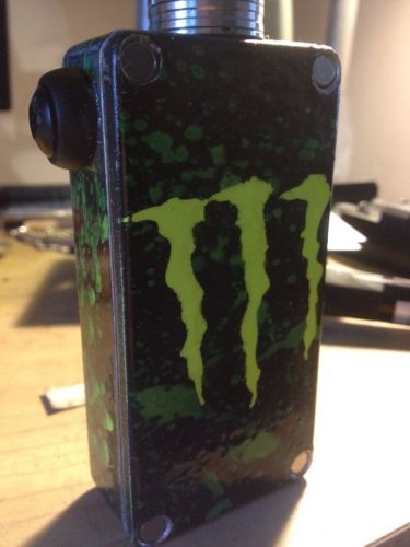 Unregulated box mod monster energy magnetic door. for sale