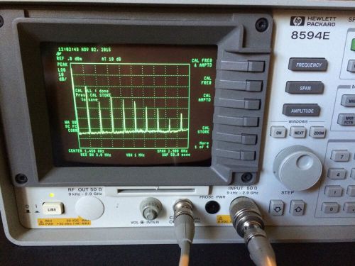 HP Agilent 8594E Spectrum Analyzer 9KHz -2.9 GHz with Custom Options- CALIBRATED