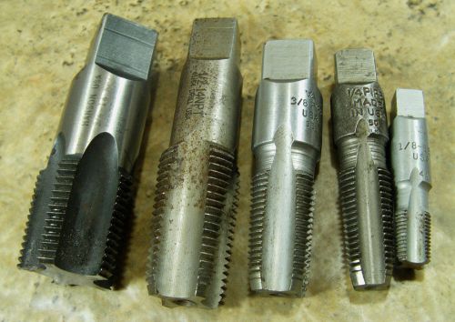 5Pcs Misc. Pre-owned Taps Tools Check Them Out