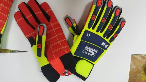 RUSSEL RINGER&#039;S GLOVES R-24 High Viz 247 Puncture Resistant Work Gloves 2XL XXL