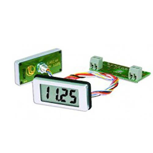 Lascar emv 1125 3 1/2-digit lcd panel voltmeter w/200 mv dc, easy mt for sale