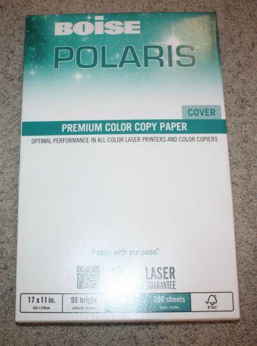 Boise HD:P Color Copy Cover Paper, 98 Bright, 250 Sheets/Pack, 11&#034; x 17&#034;, 80 lb.