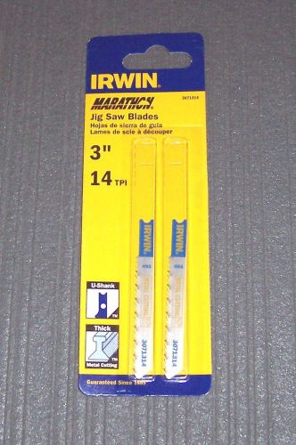 Irwin 3071314 u shank 3&#034; 14 tpi bi-metal jig saw blades for sale