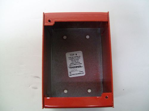 Edwards Signaling &amp; Security Systems P-039250 Red Wall Box