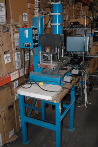 Malahide hot stamping press 515DA 115V foil print 1.5 ton semi automatic