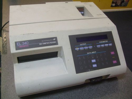 Bio-Tek EL-340 Microplate Autoreader Reader Bio Kinetics Data Analyzer #RT