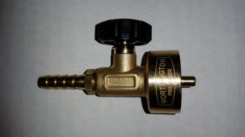 Disposable propane or MAPP tank Torch Adapter 1/4&#034; Barb fitting, SOLID BRASS