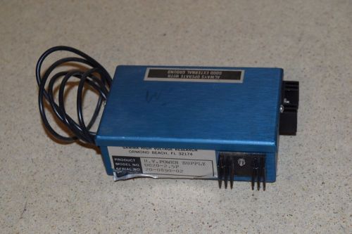 GAMMA HIGH VOLTAGE RESEARCH HV POWER SUPPLY MODEL UC20-2.5P (FF)