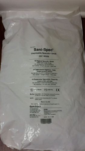 Sani-spec- Disposable Specula, SMALL, QTY: 90