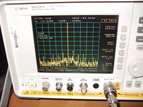 Agilent 8562EC Spectrum Analyzer, 30Hz-13.2GHz