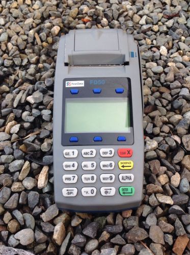 First Data FD50 Credit Card Terminal Credit Card Machine Reader Recipt