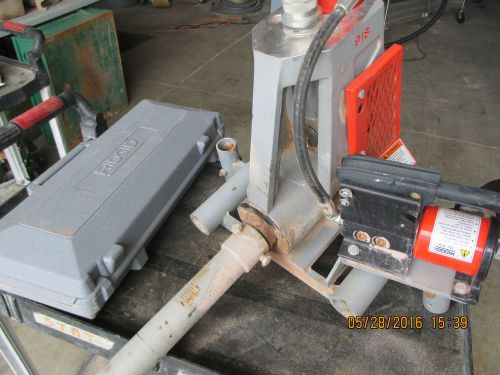Ridgid 918 hydraulic roll groover works with extras free shipping for sale