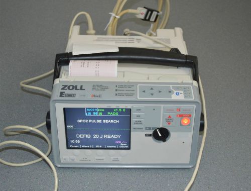 ZOLL E SERIES 3 Lead Monitor  ECG SPO2 ETCO2 AED