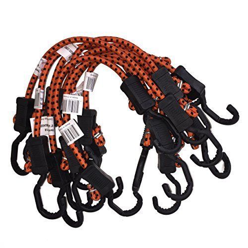 Kotap adjustable 18&#034; bungee cords 10-piece item: mabc-18 maximum strap size: 18 for sale