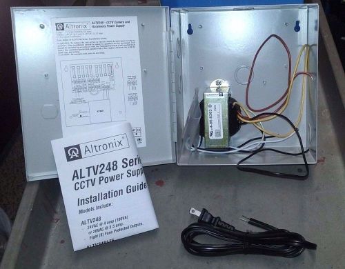 ALTRONIX 24\28VAC 4\3.5 AMP  POWER SUPPLY IN AN ENCLOSURE CCTV