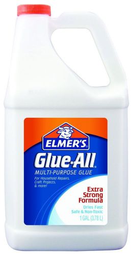 New Elmer&#039;s E1326 Glue-All White Glue, Repositionable, 1-Gallon, Free Shipping.