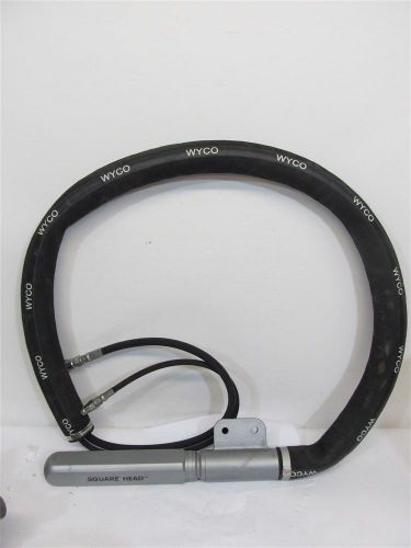 Wyco tool 949-756, 2000#, 9&#039; hose, shark fin bracket, hydraulic paving vibrator for sale