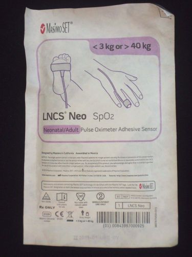 Lot 5 Masimo Set LNCS Neo SpO2 Pulse Oximeter Adhesive Sensor Neonatal/adult