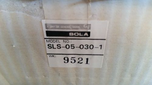 SOLA 5V 3A LINEAR POWER SUPPLY SLS-05-030-1 -- NEW IN FACTORY BOX