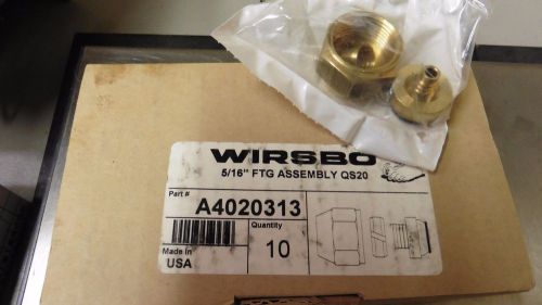 NEW WIRSBO A4020313 5/16&#034; FTG ASSEMBLY QS20