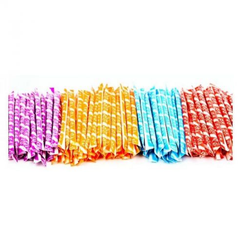 500 WONKA PIXY STIX SUGAR STRAWS CANDY ASSORTED FLAVORS PARTY FAVORS GOODY BAGS