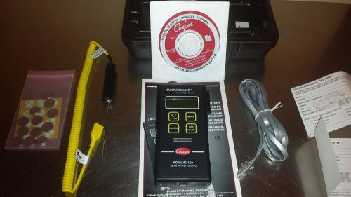 Cooper  haccp manager system smart digital thermometer -data collector ht3100 for sale
