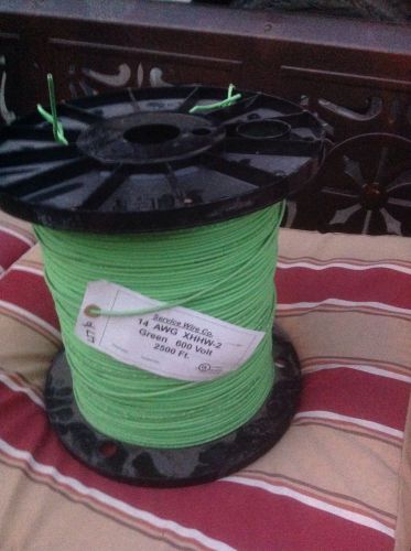 14 AWG XHHW-2  2500Ft ROLL  Stranded Copper  Wire - GREEN