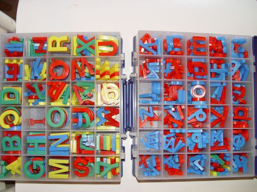 Plastic Letters / Upper and Lower Case