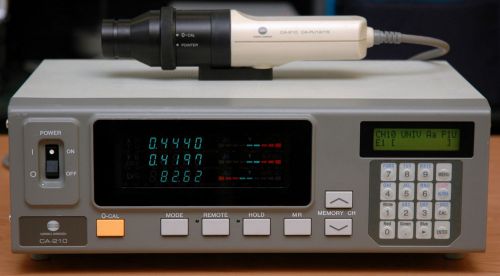 Konica Minolta CA-210 Color Analyzer with CA-PU12 Measuring Probe
