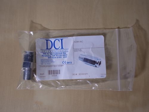 Dci 3/8 x 1/4 mpt coupler body new for sale