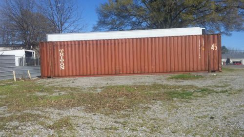 45&#039; high cube shipping/storage container -  located in memphis, tn for sale