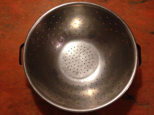 COOKTIME Stainless Steel Colander 13&#034; with 2.0mm holes w/ handles