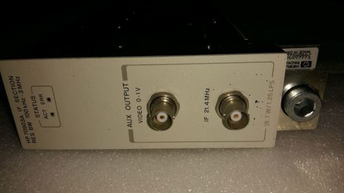 Agilent / HP 70903A - IF SECTION RES BW 100 kHz-3 MHz