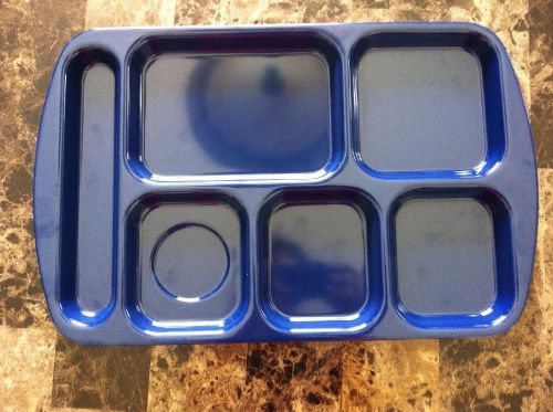 Get enterprise tr-151 school and cafeteria tray navy blue new for sale