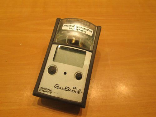 INDUSTRIAL SCIENTIFIC Gas Badge Plus Single Gas Detector
