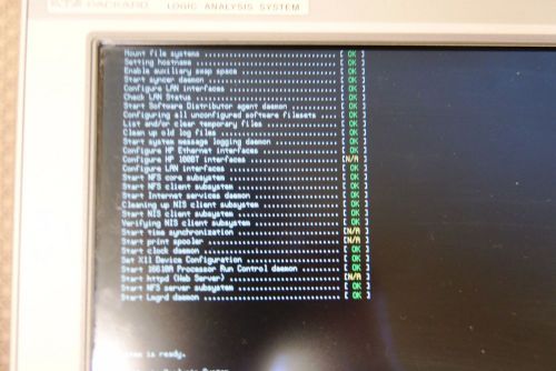 HP 16702A Logic Analysis System W/ Opt 003 &amp; (1) 16522A 200 Mvector &amp; (3) 16717A