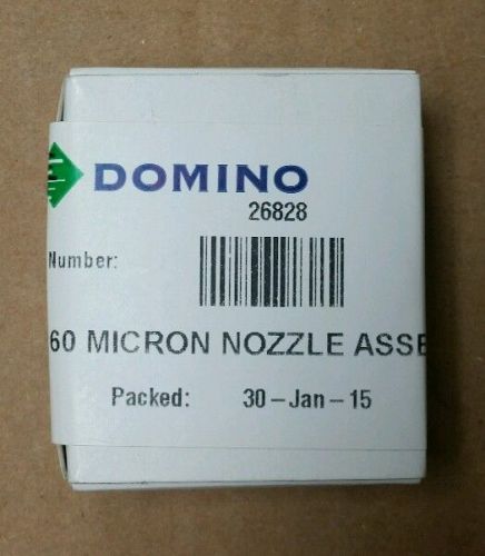 Factory sealed DOMINO 26828, 60 micron nozzle assembly