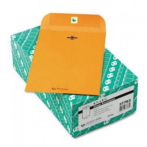 Quality Park Clasp Envelopes, 6.5 x 9.5 - Inches, Brown Kraft, Box of 100