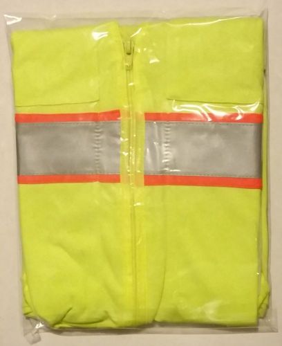 CONDOR 1YAJ7 High Visibility Vest, Class 2, Level 2, XXXL, Lime, CoolDry