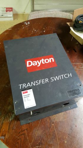 DAYTON TRANSFER SWITCH MODEL#: 1ZC00B 100 AMP