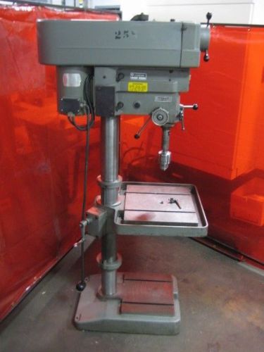 Clausing 20&#034; variable speed drill press floor type model 2275 wired 220vac 3 ph. for sale
