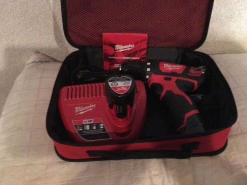 Milwaukee 2407-22 Drill Kit M12.   FREE EXTRA BATTERY WITH BUY NOW PRICE.
