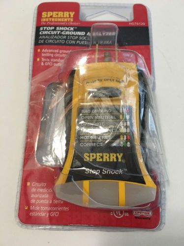 Sperry HGT6120 Ground Fault Receptacle Tester, 120 Volt, Open Box Discount
